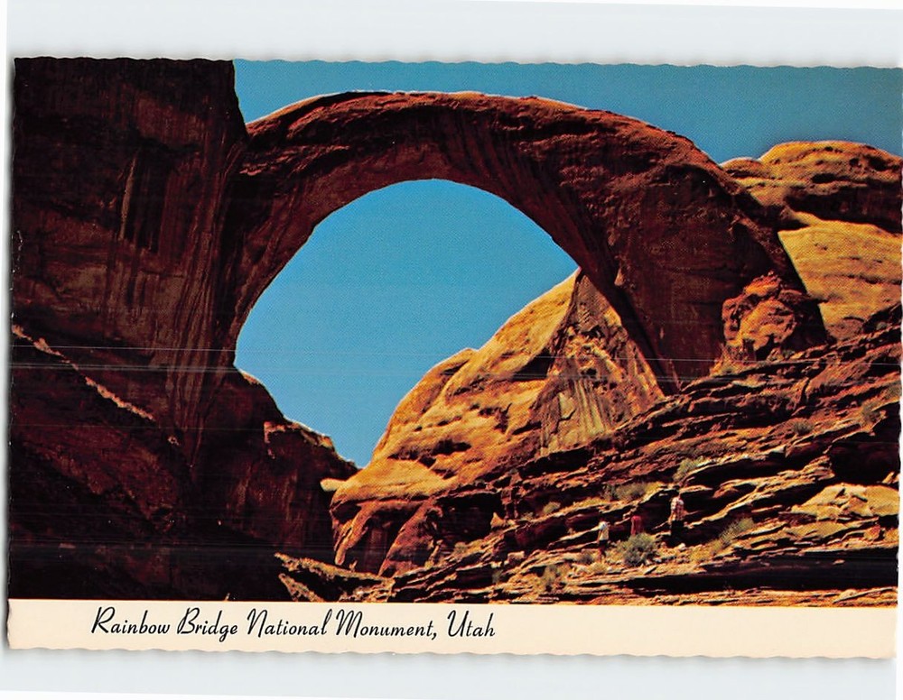 Postcard Rainbow Bridge National Monument Utah USA
