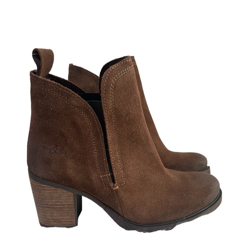 Brown Bos & Co Booties Size 37 New Without Box NWOT