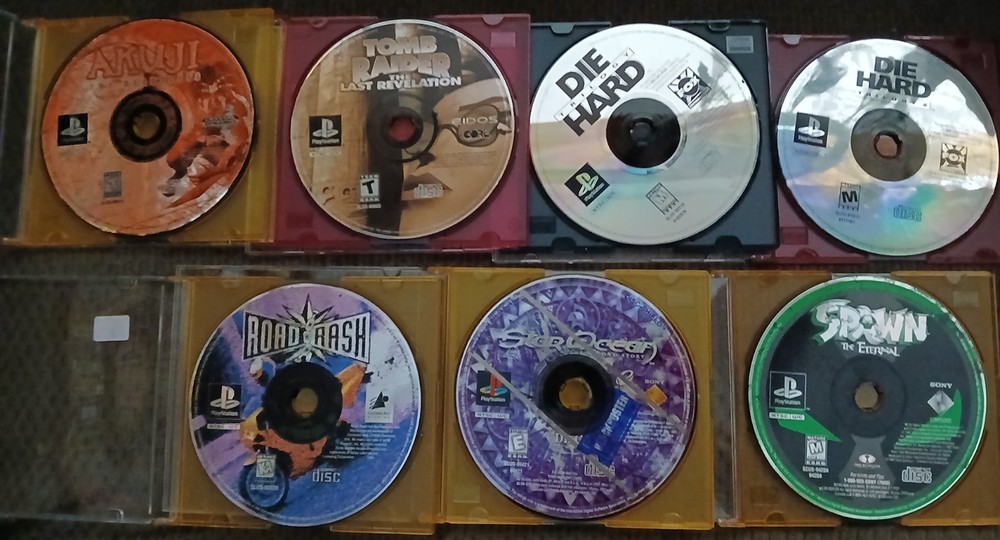 Lot of 7 PlayStation 1 PS1 Games Discs Only!