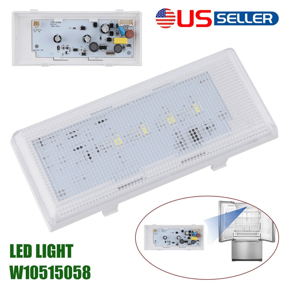 W10515058 & W10515057 Refrigerator LED Light Set for Whirlpool Kenmore Maytag US