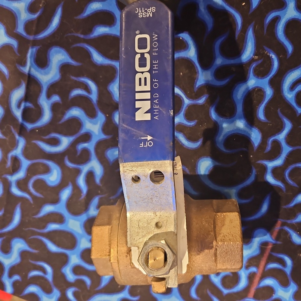 New, Nibco T-585-70,  Full Port 1-1/2