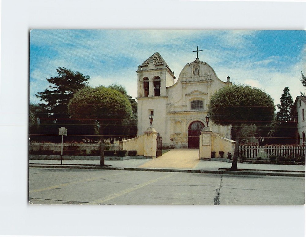 Postcard Royal Presidio Chapel Monterey California USA