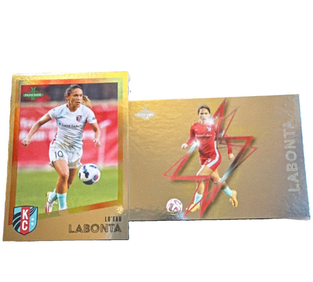 Parkside Lo'eau LaBonta Kansas City Current 2-Card Lot 2023 #130 #5 Blits