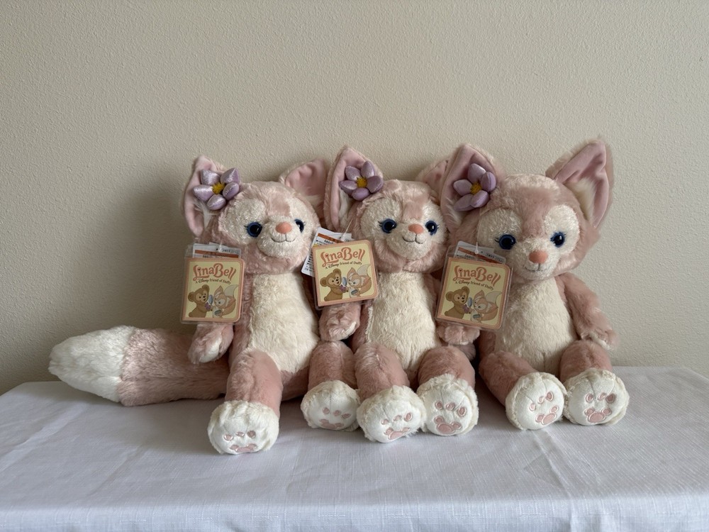 AUTHENTIC Tokyo DisneySea LinaBell plush Japan Exclusive NWT. Lot of 3.
