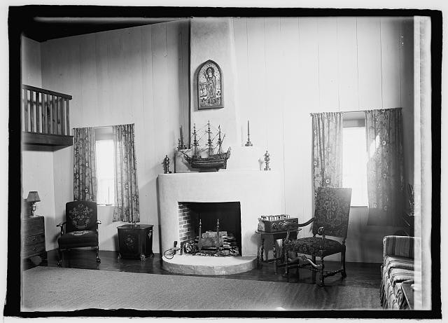 Photo:Kennebunk Port ME A Atwater Kent Summer Home Interior 1925 Fireplace