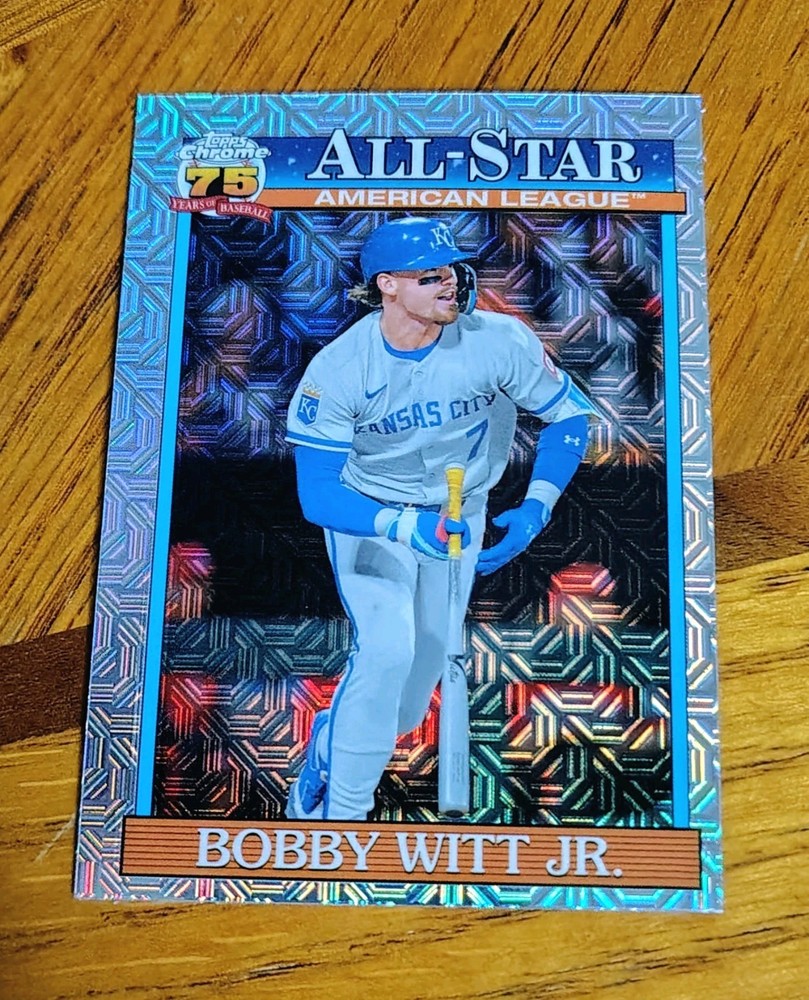2026 Topps Series 2 Bobby Witt Jr 1991 Chrome Silver Pack Mojo #91ASC-23 Royals