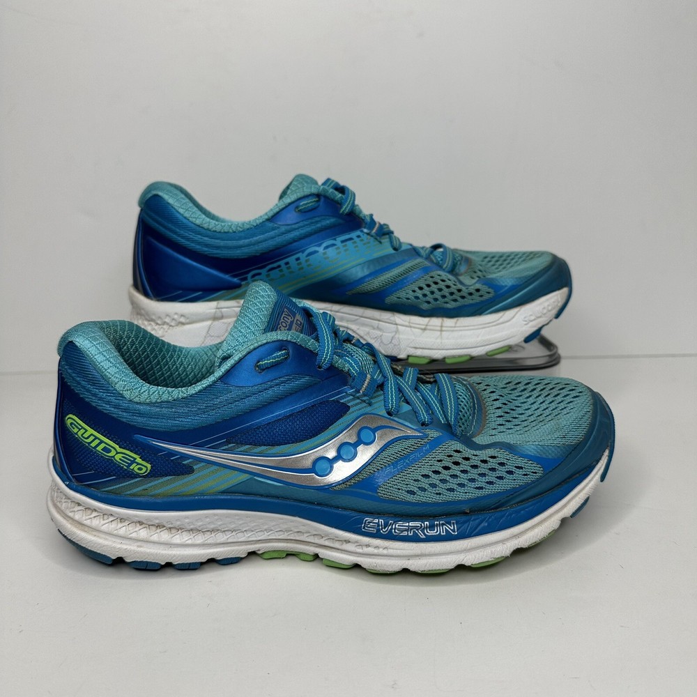 Saucony Guide 10 Running Shoes Womens Size 6.5 Blue Athletic Sneakers S10350-1