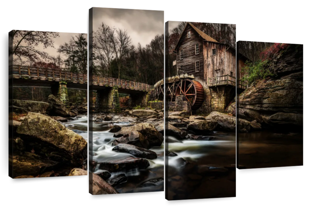 Grist Mill At Babcock Park Wall Art