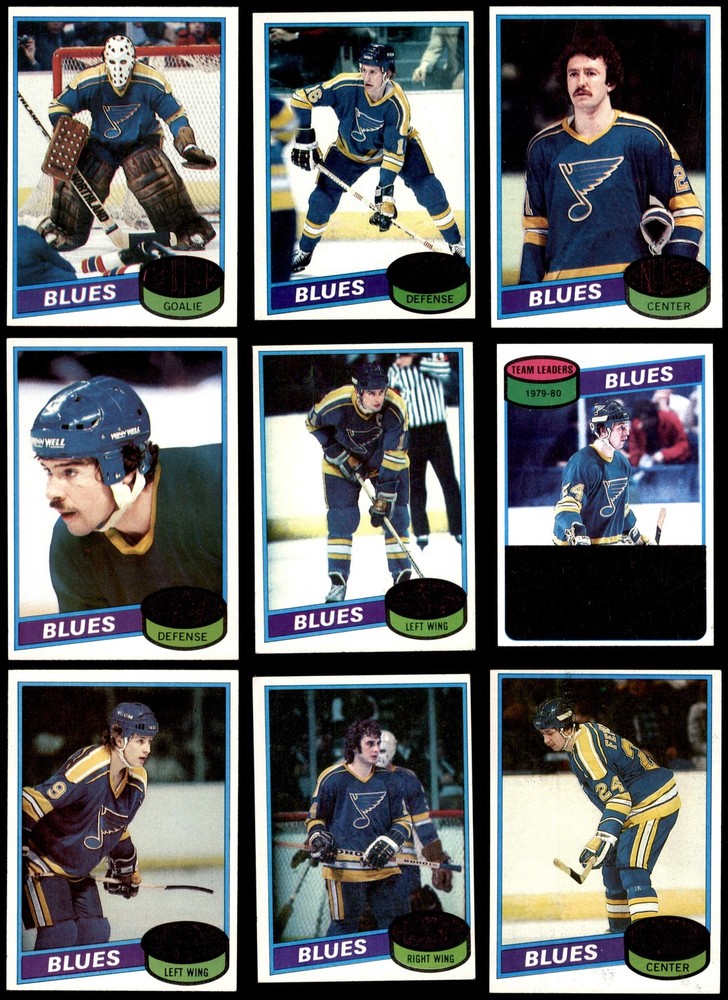 1980-81 Topps St. Louis Blues Team Set 6.5 - EX/MT+ 4235096