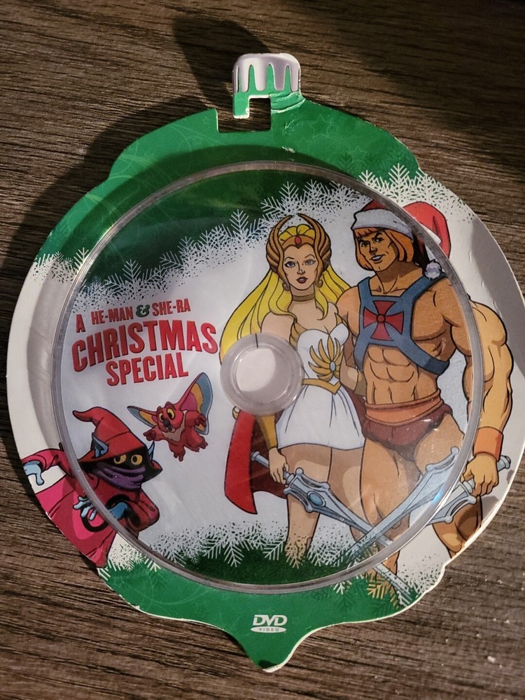 He-Man and She-Ra Christmas Special DVD in Collectible Ornament Packaging MOTU