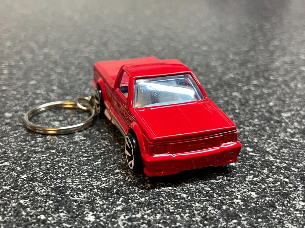1991 GMC Syclone S15 Keychain Red Hot Wheels Matchbox S10 Chevy Cyclone