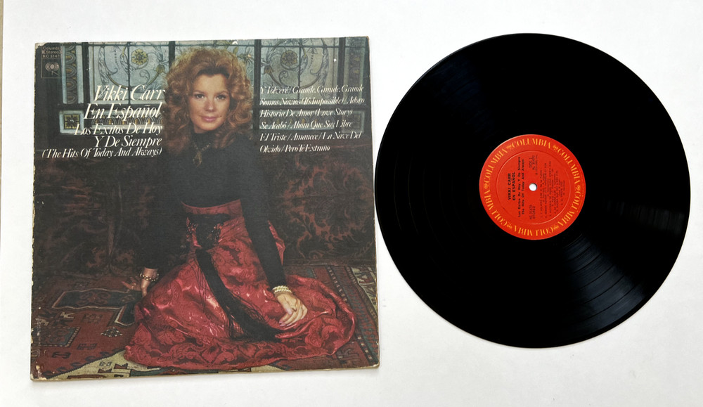 Vikki Carr - En Espanol LP Record Album Vinyl, Columbia 1972, Ships Fast