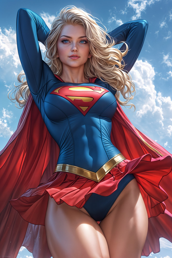 SUPERGIRL 09 Fine Art Print 13x19 Limited 1/30 Superman NO EXTRA FEES