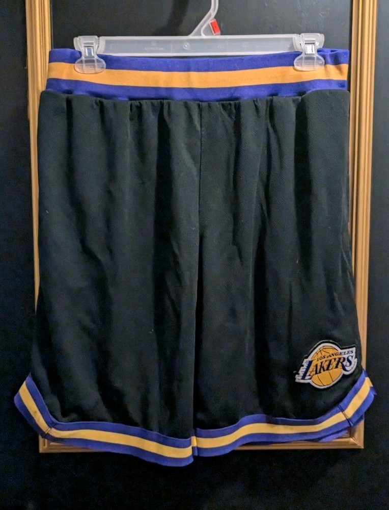NBA Los Angeles Lakers Shorts Mens XXL Purple Gold Basketball Athletic