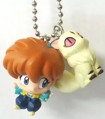 Inuyasha Keychain Mascot Cloisonné Mica Bandai Used Japan Import