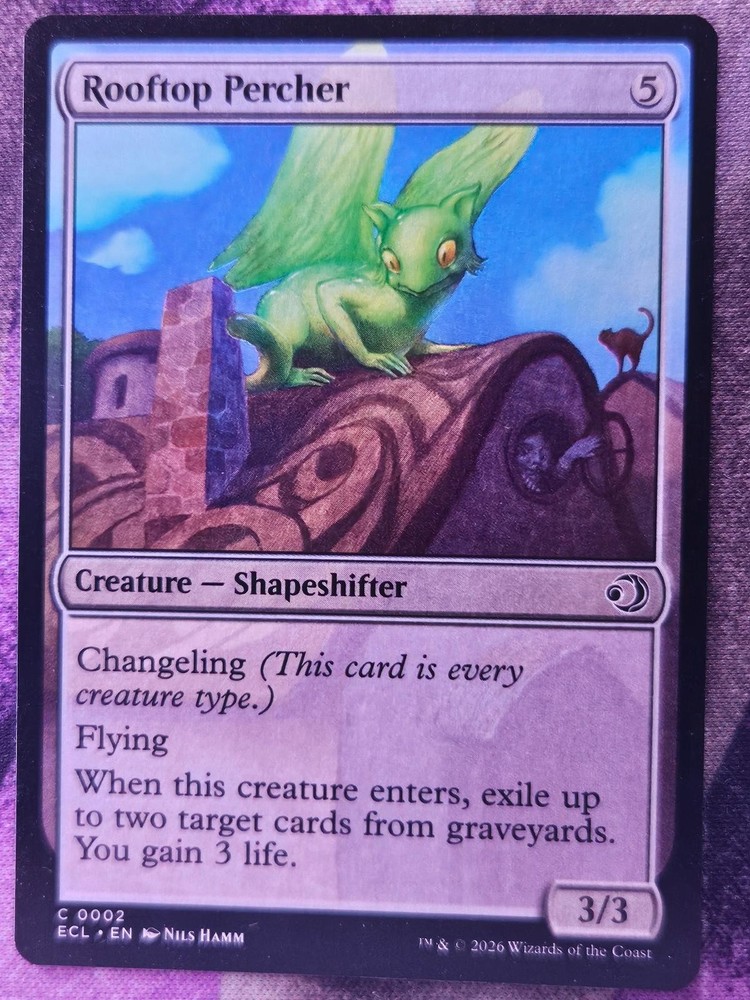 Rooftop Percher 2 Common Lorwyn Eclipsed Magic: The Gathering Moderately Played