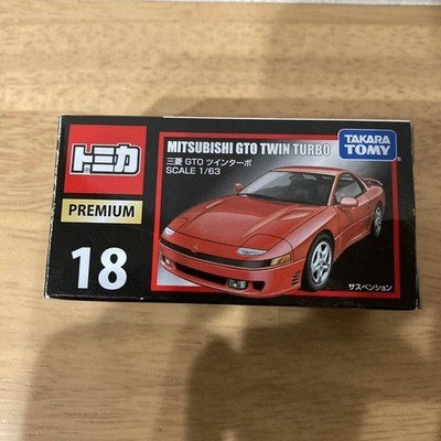 Takara Tomy Tomica Premium No.18 Mitsubishi GTO Twin Turbo Red 1/63