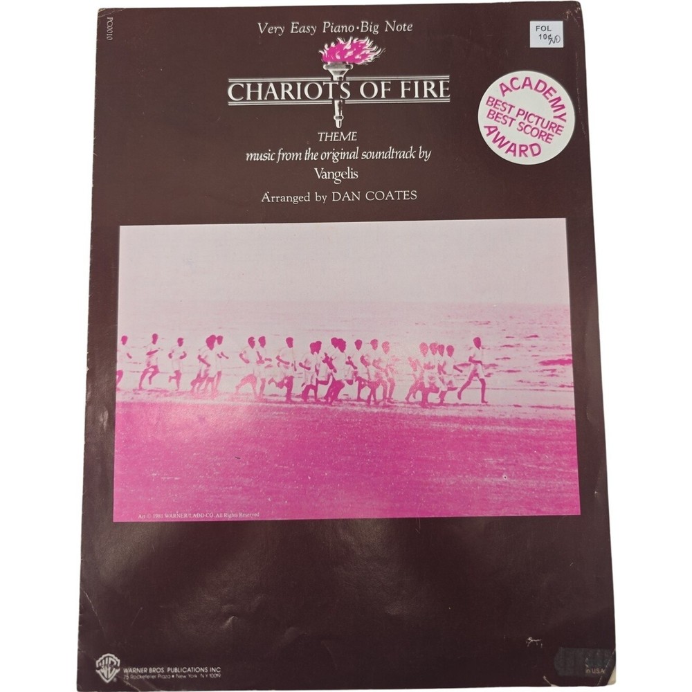 Chariots Of Fire Theme Music from the Vangelis Arrange by Dan Coates Sheet Music