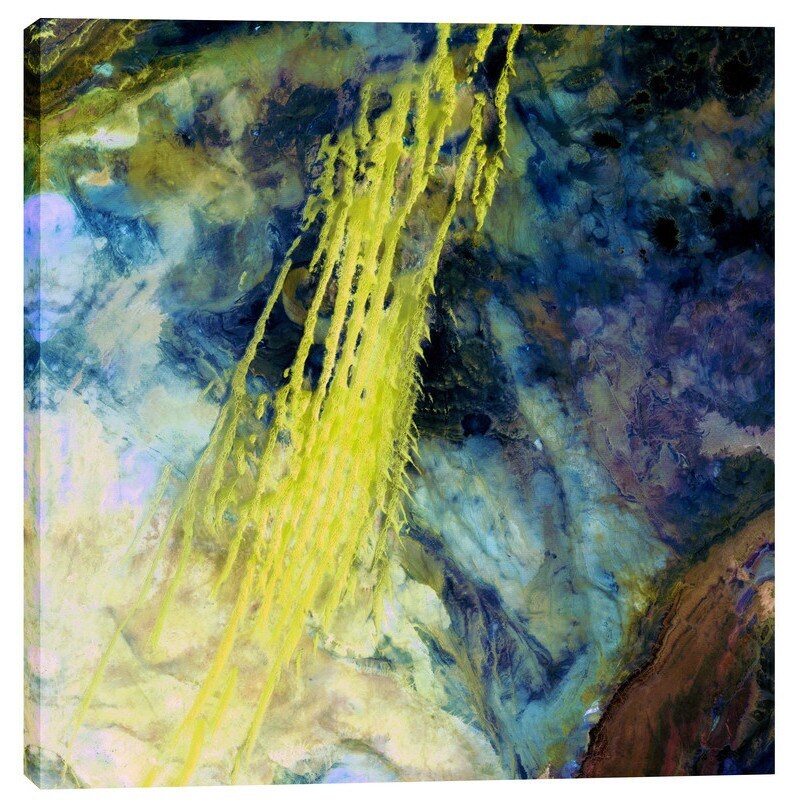 Epic Graffiti 'Earth As ArtSaharan Abstract' Giclee Canvas-image