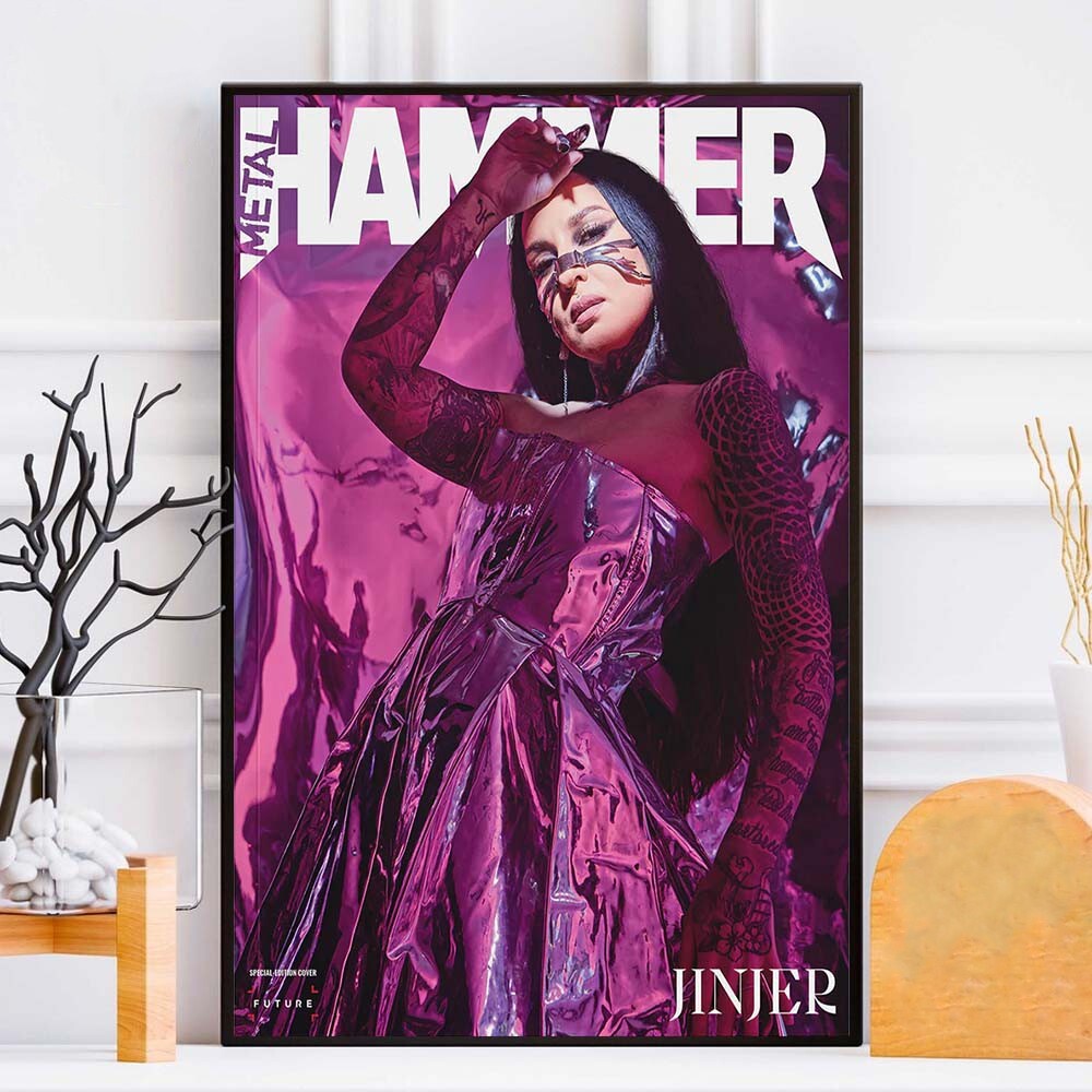 Jinjer Metal Hammer Cover Magazine Poster for Metal Fans - No Frame Included