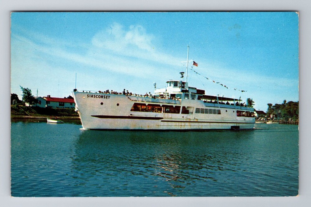 Cape Cod MA-Massachusetts, Siasconset Hyannis Harbor, Antique, Vintage Postcard