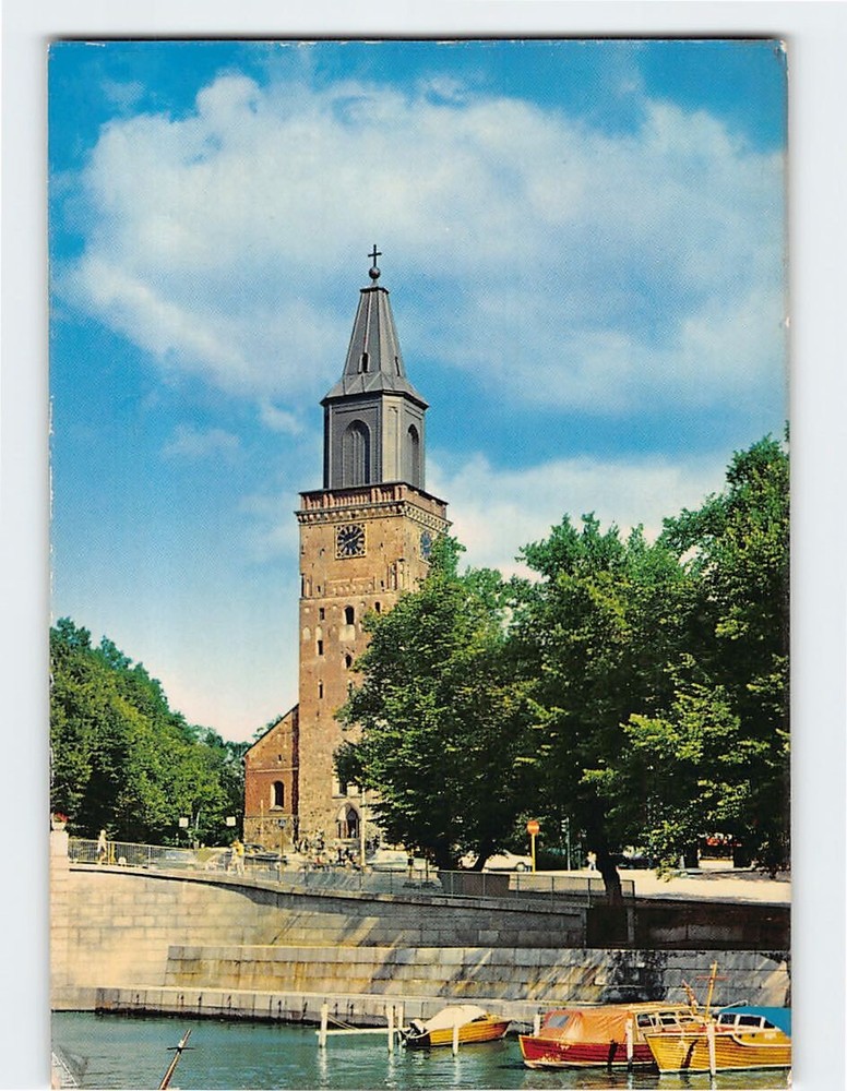 Postcard Cathedral of Turku Finland