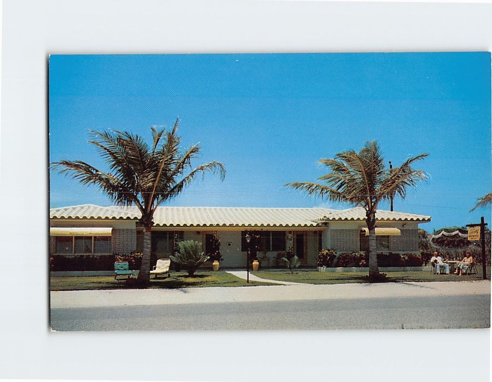 Postcard Lornay Apartments Pompano Beach Florida USA