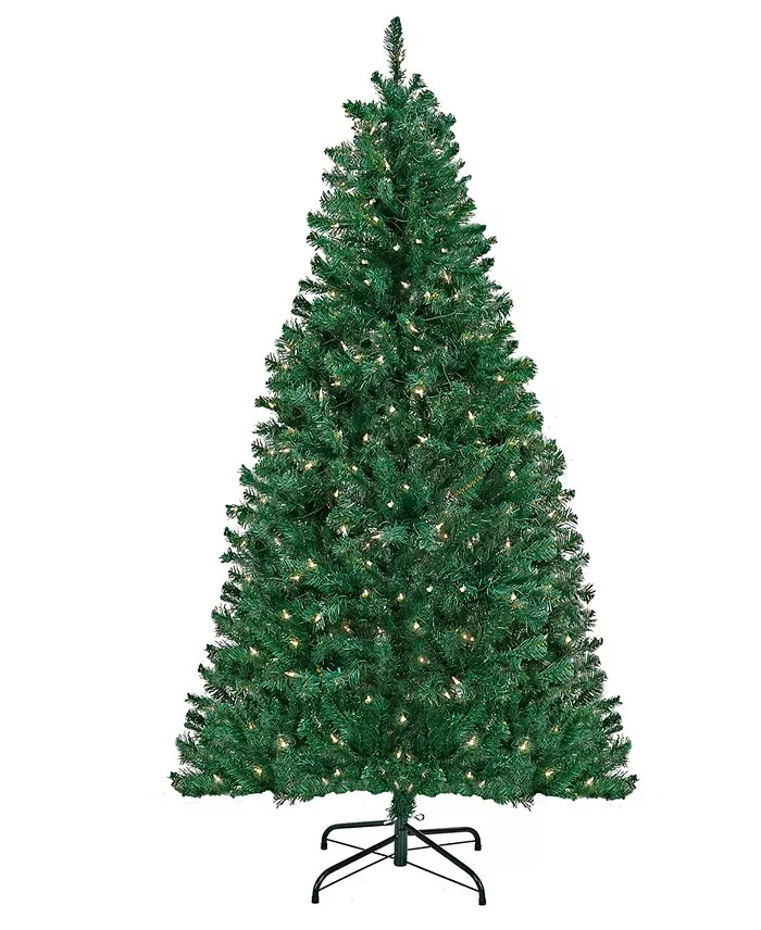 National Tree Company Acacia Pre-lit 6 ft Christmas Tree with 300 Clear Lights-image