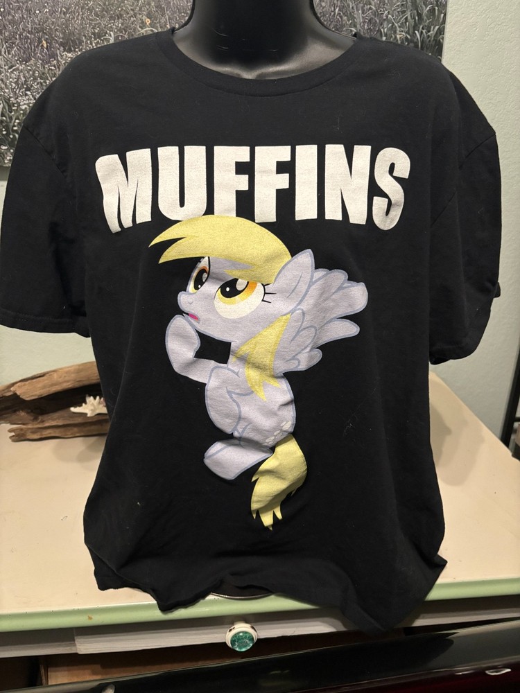 MUFFINS DERPY MLP MY LITTLE PONY SHIRT SIZE Large