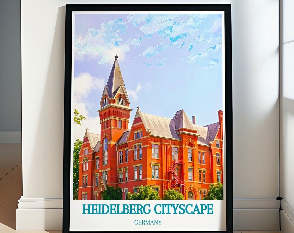 Heidelberg Castle Wall Art Brighten Your Decor With German Charm Old Bridge In