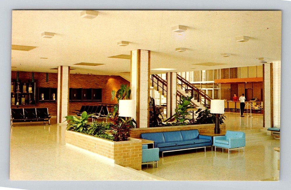 Provo UT-Utah, Brigham Young University, Interior Y Center, Vintage Postcard