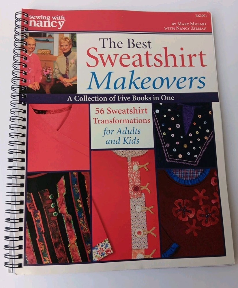 Sewing With Nancy Zieman - The Best Sweatshirt Makeovers, 5 Books In One - 2016