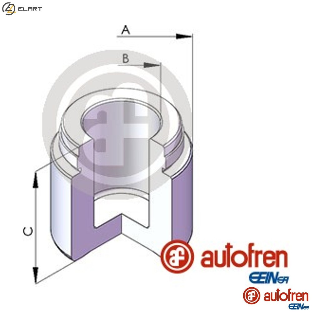 PISTON BRAKE CALIPER D02537 FOR RENAULT MASTER/Bus/Platform/Chassis/Van 2.5L