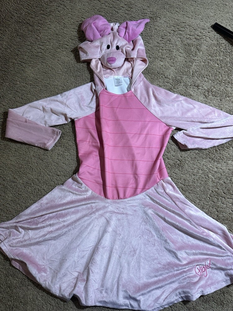 Disney Winnie the Pooh Adult Women Piglet Costume Dress Spirit Halloween Small