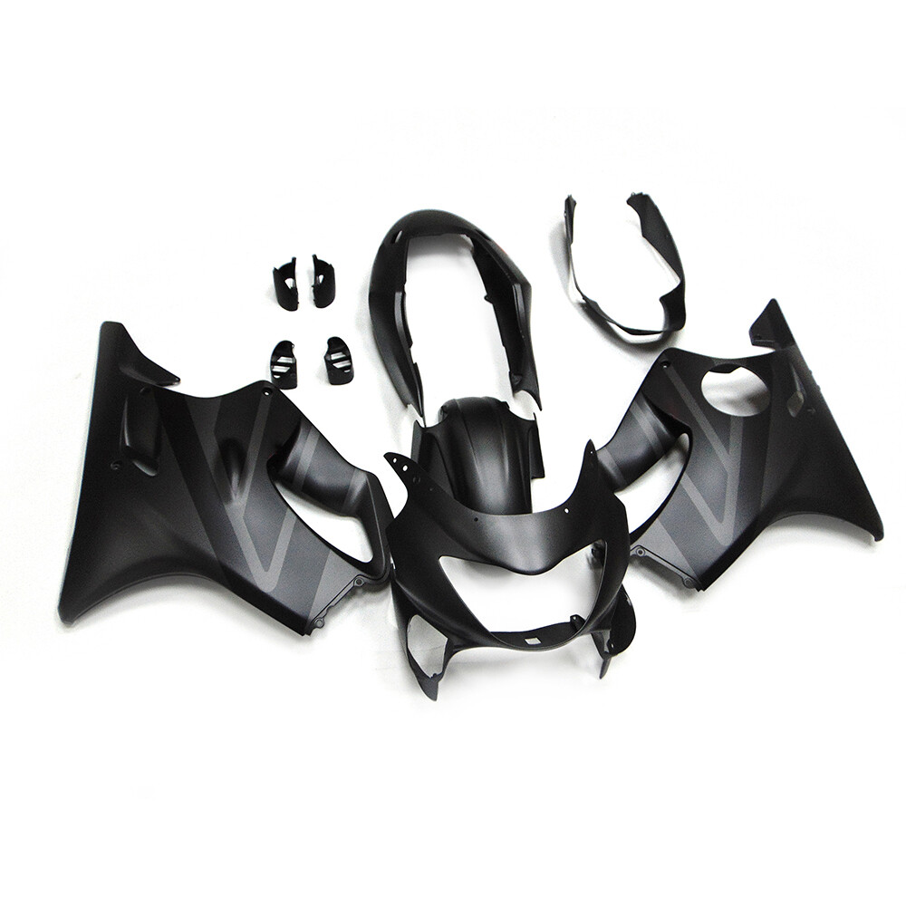 Grey Black Fairings For Honda CBR600 F4 1999 2000 99 00 ABS Plastics Bodywork
