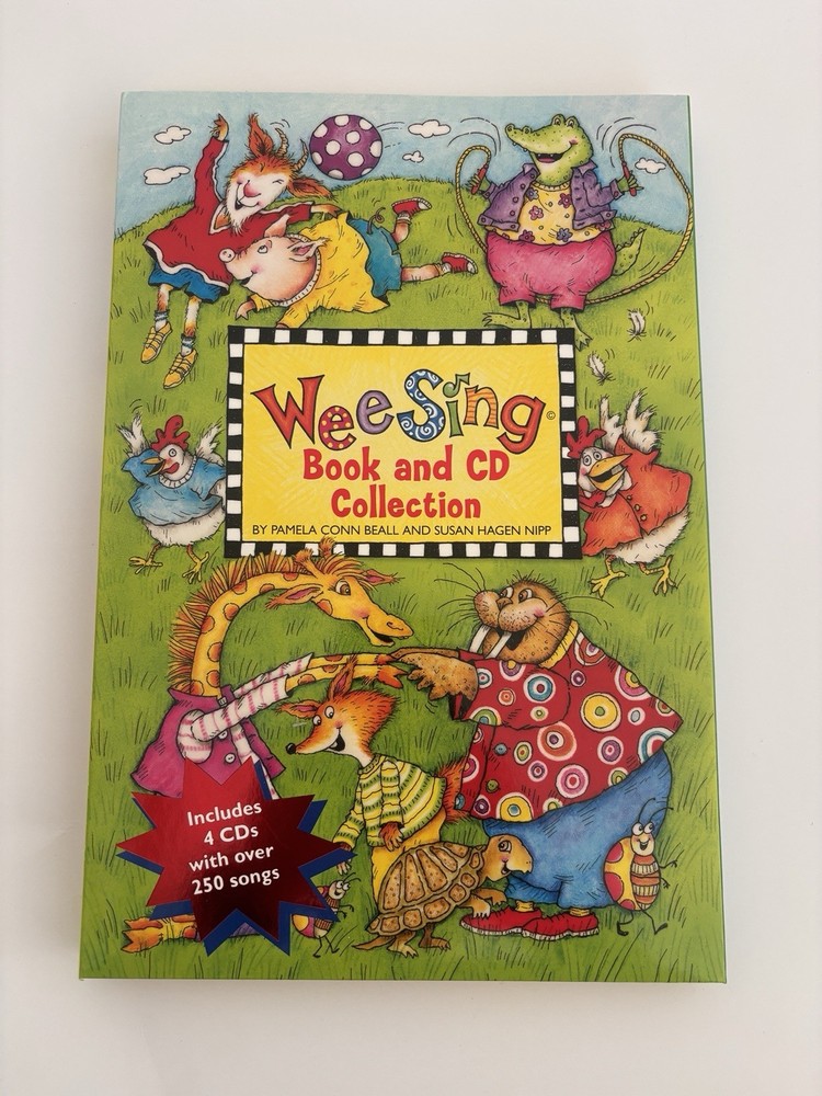 Wee Sing Book & CD Collection Beall Nipp Box Set 4 CDs 250+ Songs Music
