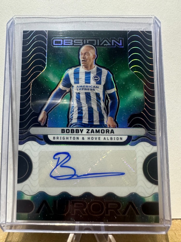 2023-24 PANINI OBSIDIAN BOBBY ZAMORA AURORA AUTO AUTOGRAPH /199