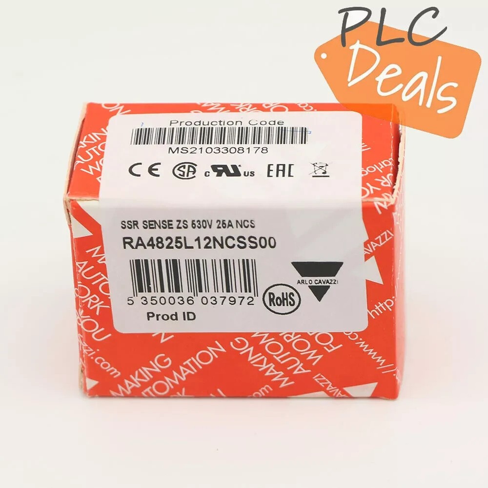1PCS New in Box CARLO GAVAZZI solid state relay RA4825L12NCSS00 Fast Shipping