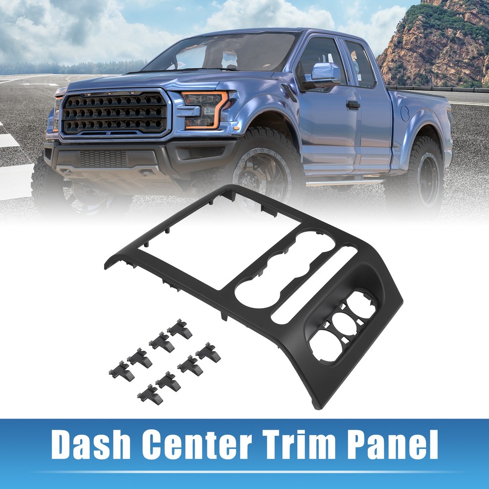 Dash Radio Bezel Center Trim Panel Cover Replaces for Ford F-150 2004-2008