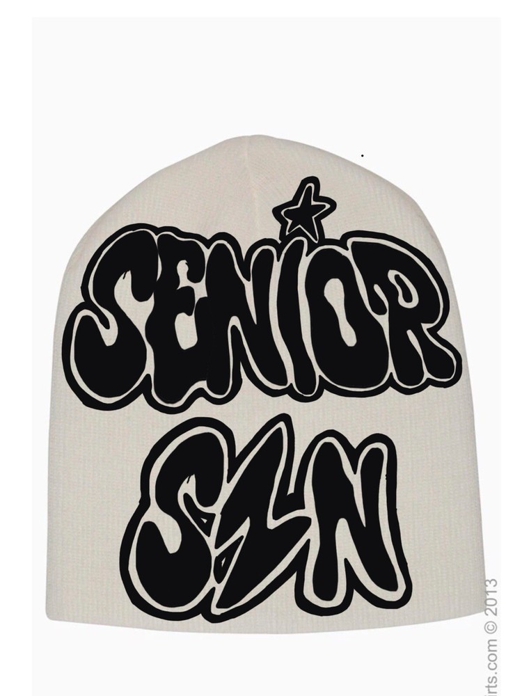 Senior SZN Y2K Beanie WHITE