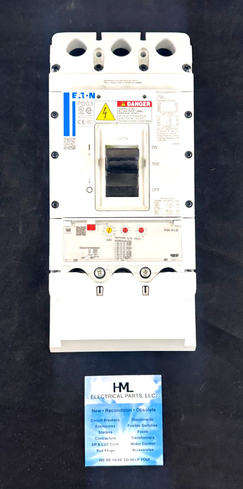 Eaton, Pdg33G0600Fnnn, 600A 600V, With Pdg3Xpxr30600B2N Trip Unit, *New Take Out