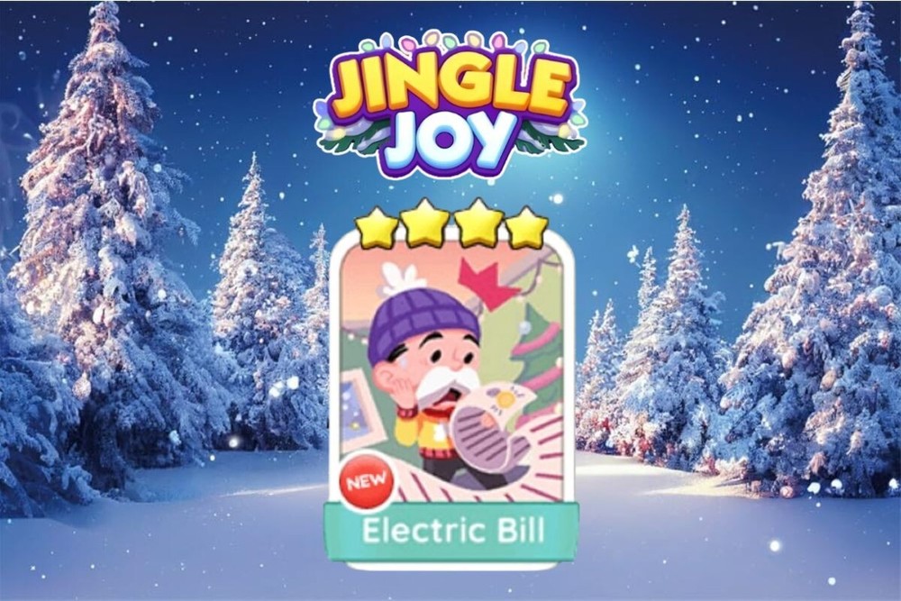 Monopoly GO! 4 Star sticker - Electric Bill🎶 Fast Delivery 🎶