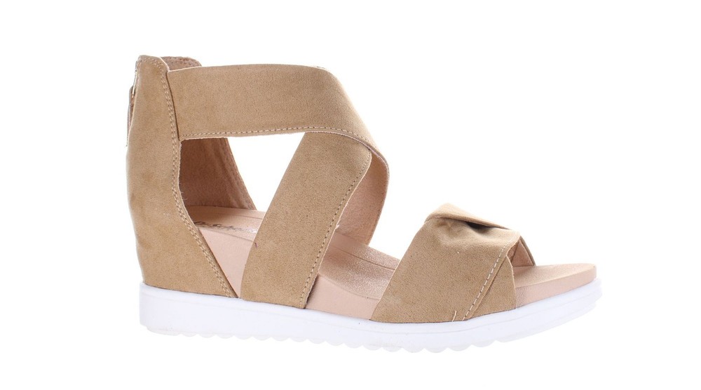 Dr Scholls Womens Golden Hour Brown Ankle Strap Heels Size 6.5 7803032