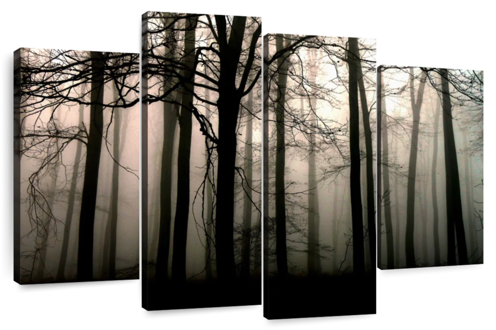 Dead Tree Silhouettes Wall Art