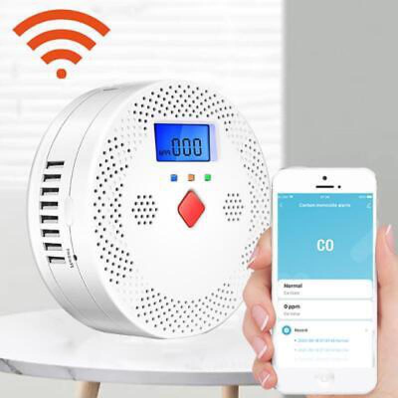 Advanced WiFi Smoke Detector with Smart Sensor for Kitchen Safety