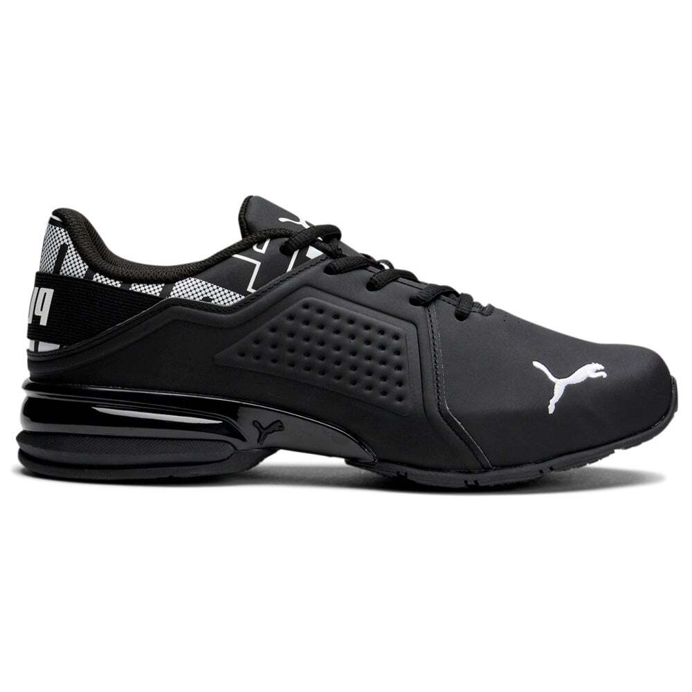 PUMA Viz Runner Repeat  Mens Black Sneakers Casual Shoes 37733302