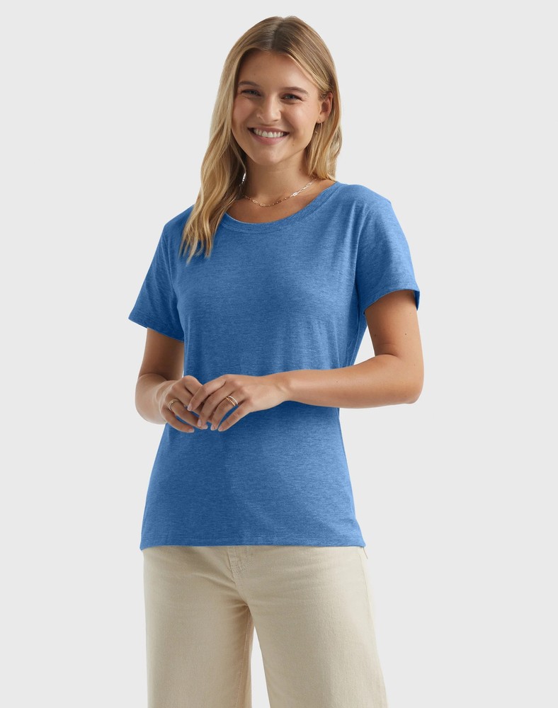 Hanes Perfect-T Women's Cotton Crewneck T-ShirtOfficial Hanes Brands Store -- First Quality Authentic