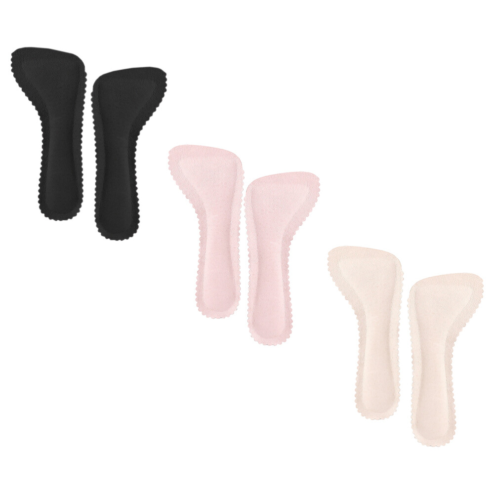 3 Pairs Woman Shoes Protective Insoles High Heel Insoles Adhesive Shoe Insoles