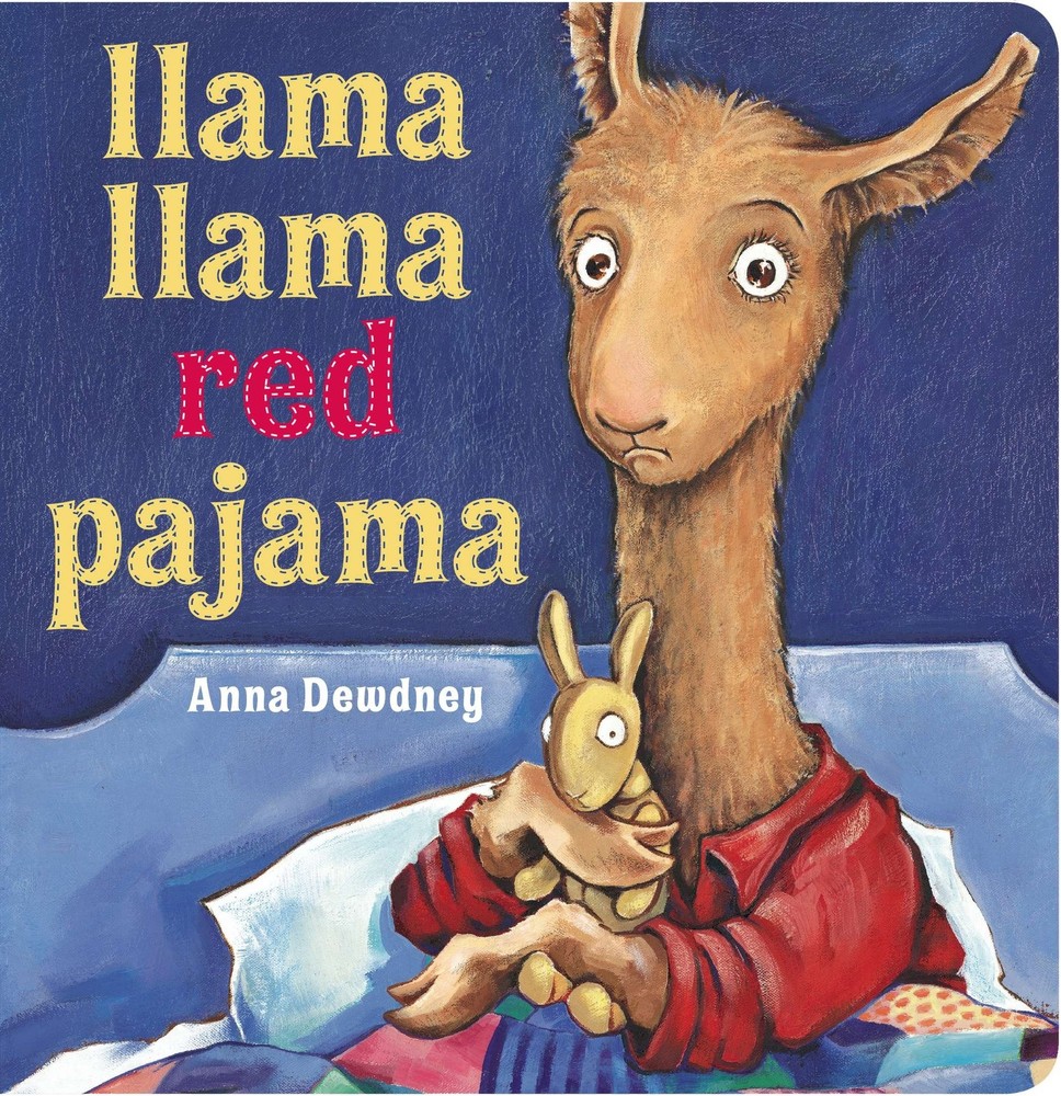 Llama Red Pajama 7.7in, Multicolor