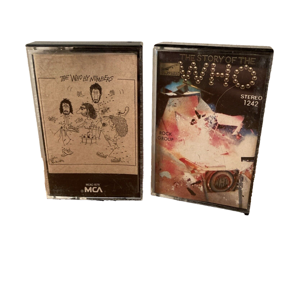 The Who By Numbers & The Story Of The Who Cassette Tape Lot